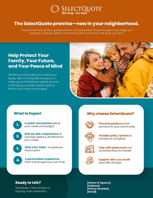 SelectQuote Local Flyer - SPECIAL ORDER