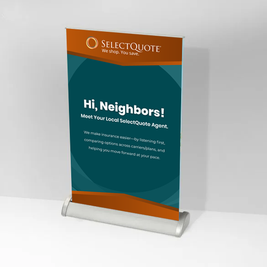 SelectQuote - Tabletop Single-Sided Pop-Up Banner - $86.72 per unit